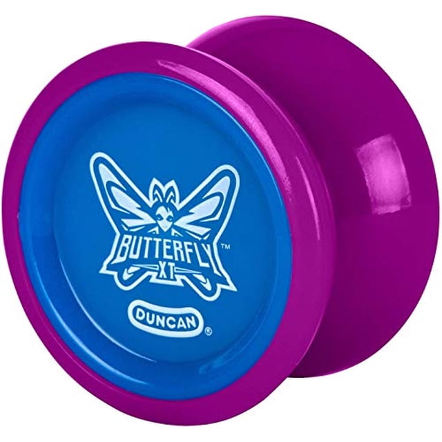 Duncan Toys Butterfly XT Yo-yo con cuerda, eje de rodamiento de bolas y cuerpo de plástico, tri de cuerda Duncan Duncan