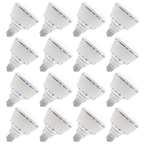 Viribright 50-Watt EQ Replacement PAR30 E26 LED Indoor Flood Light Bulb, 2700K Warm White (16-Pack)