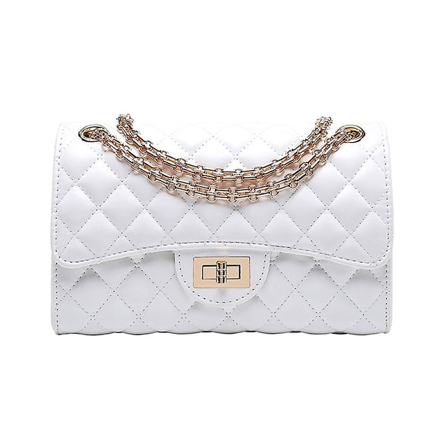Bolso de cadena de rombos de moda, bolso de mujer, bandolera de hombro, estilo 1