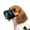Blue, variant on Dog Muzzle for Small Medium Large Sized Dog to Anti & Prevent Biting Barking Chewing, Soft Grooming Muzzle for German Shepherd with Adjustable Strap (Grey, XS Snout(3.9''-4.7''))