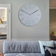 thumbnail image 5 of 12 inch 30cm Wall Clock Modern Silent Non-Ticking Round Modern Clocks Easy to Read Battery Operated for Kids Office Living Room Bedroom Classroom - Gray, 5 of 7