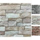 thumbnail image 3 of Paneles de pared 3D, papel pintado de ladrillo 3D de espuma despegable y pegado, panel de pared de piedra sintética negra, papel pintado autoadhesivo (20 unidades, negro), 3 of 5