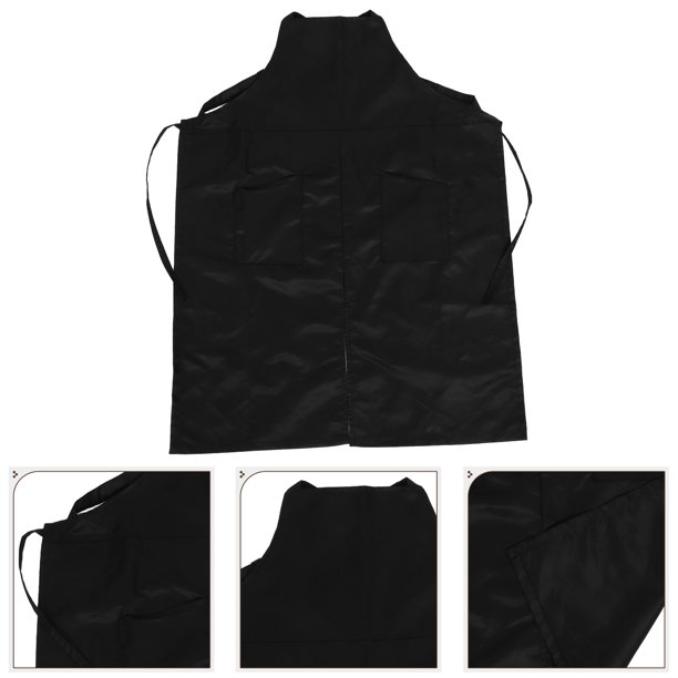 GOOHOCHY Delantal Para Peluquero Negro De Secado Y Material Resistente Para Múltiples Técnicas
