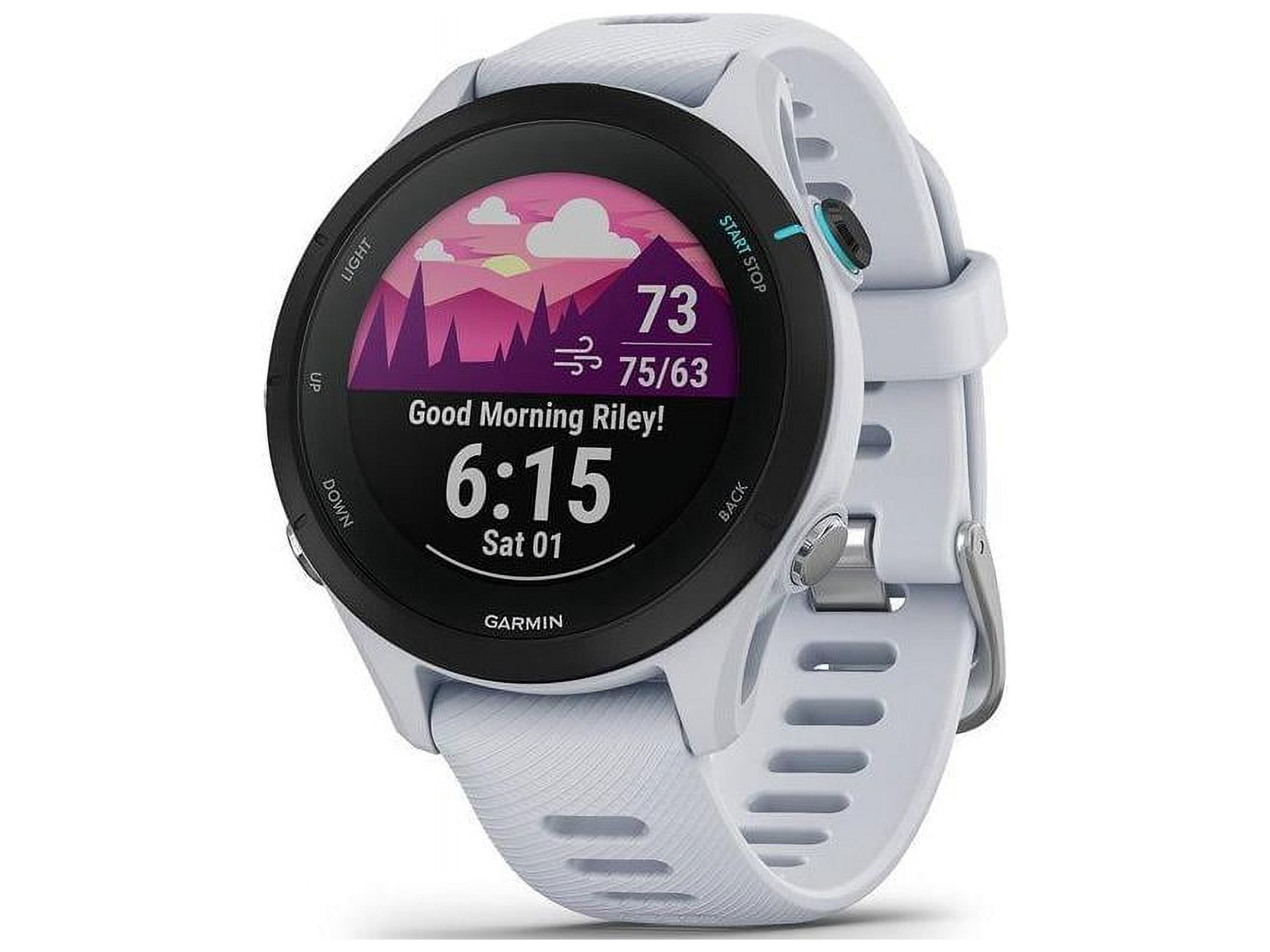 Garmin Forerunner® 255S Music, Smaller GPS Running Smartwatch with Music, Whitestone - image 5 of 16