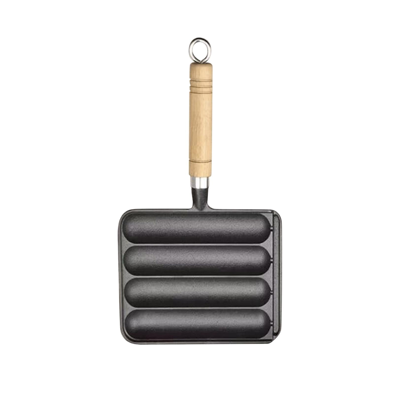 Sausage Pan Homemade Nonstick Corn Dog Grill Pan for Kitchen All Stovetop Baking Square