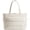 Cream, variant on BAGSMART Tote Bag for Women, Lightweight Shoulder Bag with Compartments Puffy Handbag for Travel, Work, Beach, Gym, Shop, Cream