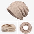 thumbnail image 1 of Spring Summer Dual-use UV Protection Baggy Beanie Hat Cap Neck Gaiter Bandana, 1 of 8