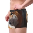 thumbnail image 2 of Yiaed Regal Shiba Inu Print Men's Soft Cotton Boxer Shorts Breathable Boxers Underwear Moisture-Wicking Underwear Stretch Boxer Briefs for Man-Medium, 2 of 5