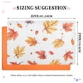 thumbnail image 6 of Yayeee Doormat for Indoor Entrance 32" x 20" Non Slippery Floor Rug, Watercolor Autumn Leaves, 6 of 8