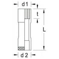 thumbnail image 2 of Gedore D 30 L 15 Socket 3/8", long 15 mm, 2 of 2
