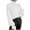 White, variant on IROINNID Womens Sweater Turtleneck Pullover Sweater Solid Color Casual Short Length Long Sleeve Winter Sweater Tops