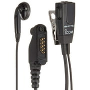 Icom small earphone Microphone 9pin type HM-177SJ Black// Wireless