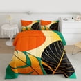 thumbnail image 2 of Homewish Female Men Retro Tree Leaves Full Size Comforter Sets 3-Piece,Abstract Botanical Plants Bedding Comforter Set,Vintage Aesthetic Lightweight Bedding Sets,Ultra Soft Home Decor,Reversible, 2 of 8