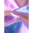 thumbnail image 6 of Eandarui Women Sparkly Bomber Jacket Metallic Holographic Front Zipper Shiny Baseball Jacket Coat Blue 3XL, 6 of 7