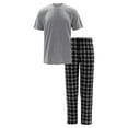 thumbnail image 6 of Fruit of The Loom Men's Crewneck Tee and Fleece Pajama Pants Set, 2-Piece, Sizes S-XL, 6 of 8