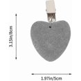 thumbnail image 3 of Pack Of 4 Heart Tablecloth Weights Stone With Clip Marble Stone Table Cloth Clip For Garden, Picnic, Wedding, 3 of 4