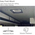 thumbnail image 5 of 4 x 12V LED Recessed Ceiling Lights Campervan Dimmable Downlights for Motorhome Boat Van Caravan Yacht Bathroom(Black, Warm White 3200K), 5 of 5