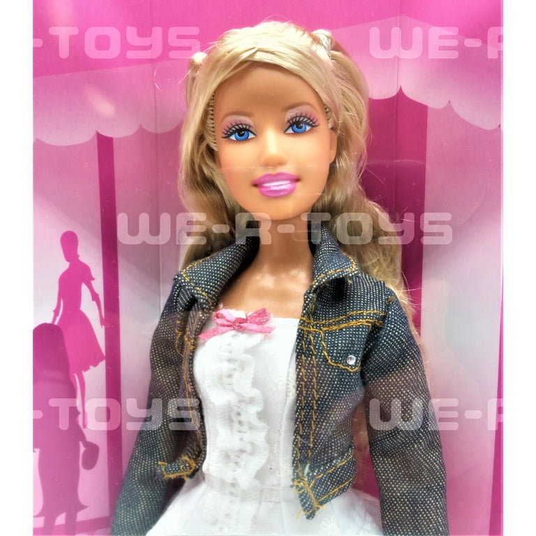 Fashion Fever Barbie Doll in White Lace and Denim 2006 Mattel