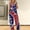 Red Wide Leg Jumpsuits for Women, variant on Dyegold Jumpsuits for Women Casual, Jumpsuit for Women Casual American Flag Patriotic Summer Buttons Pocket Playsuit Pants Sleeveless ​Square Neck ​Rompers