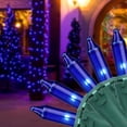 thumbnail image 3 of Northlight 100ct Mini String Lights Blue - 45.5' Green Wire, 3 of 6