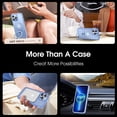 thumbnail image 6 of Designed for iPhone 13 Pro Max Case with Magnetic Invisible Stand Military Drop Protection Compatible with MagSafe Shockproof Matte Phone Case for iPhone 13 Pro Max 6.7 Inch 2021, Blue, 6 of 14