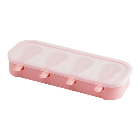 

YiFudd Silicone Ice Tray Summer Cartoon Ice Cream DIY Ice Cream Ice Box Home Ice Stick Flexible Ice Cube Molds Ice Cubes for Whiskey Cocktails