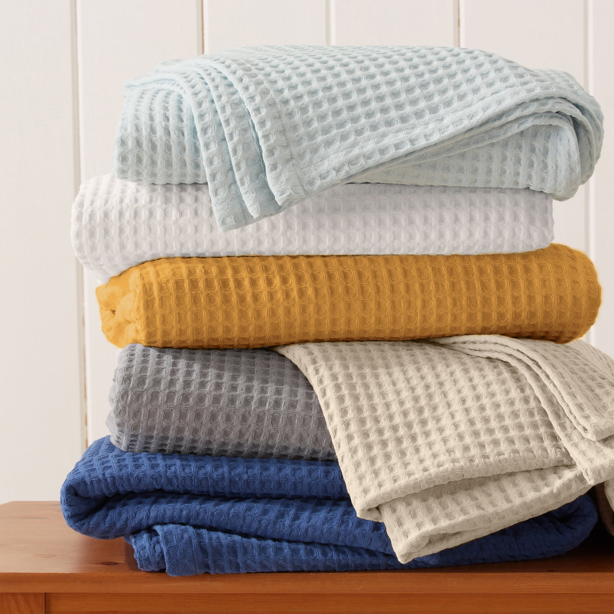 Details about   Better Homes & Gardens FULL QUEEN Gray Lightweight Breathable Cotton Blanket 