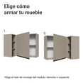 thumbnail image 4 of Mueble Superior De Cocina Esquinero Madesa Nice 1 Puerta 01, 4 of 5