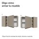 thumbnail image 4 of Mueble Superior De Cocina Esquinero Madesa Nice 1 Puerta 01, 4 of 5