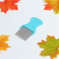 thumbnail image 5 of SHOWERORO 1Pcs Pet Grooming Dematting Comb Stainless Steel Comb 3.5*1.9Inch, 5 of 5