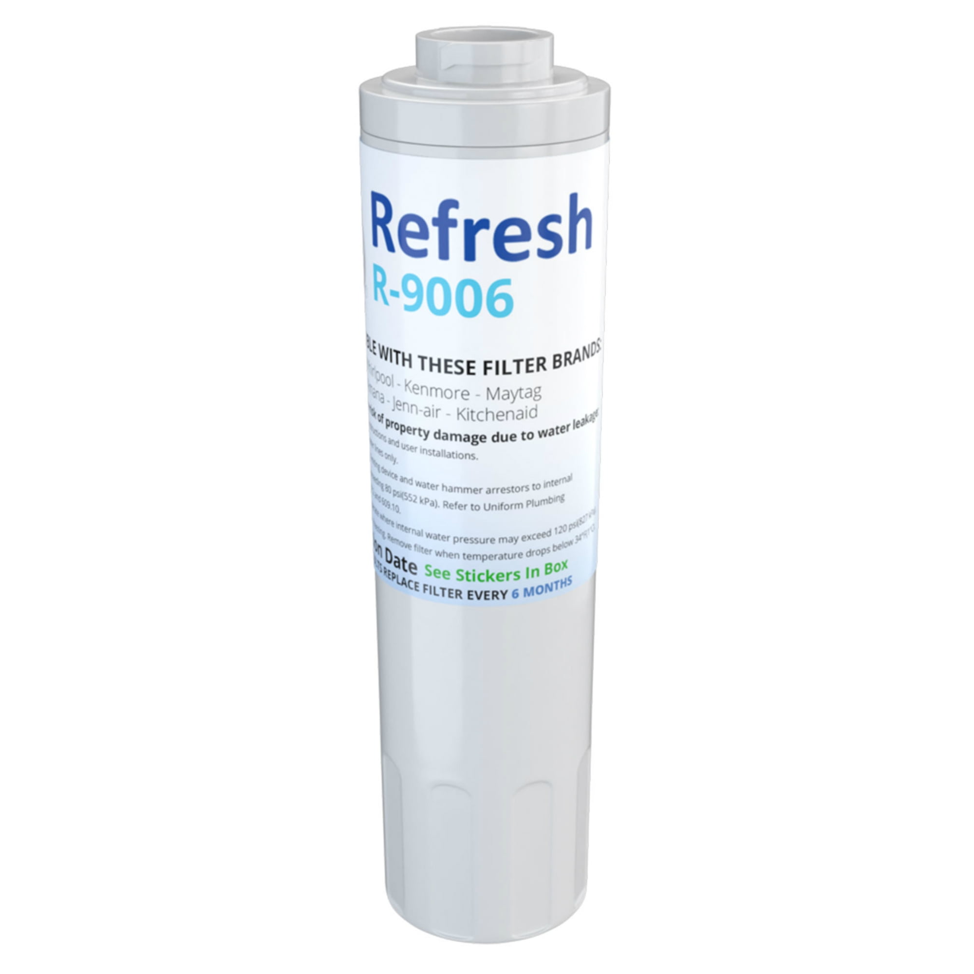 Refresh Water Filter 3 Pack Fits Samsung DA-97-08006A Refrigerators 