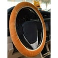 thumbnail image 6 of MOQIN Fuzzy Steering Wheel Cover for Car,Elastic Long Microfiber Plush Steering Wheel Cover for Winter Warm,Accessories for Vehicle, Sedan, Universal, Anti Slip, Standard Size 14.2-15"(36-38cm), 6 of 9