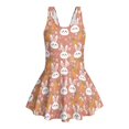 thumbnail image 4 of Tutolipy Bunny Pattern Sleeveless Bathing Suit, Skirt Girls One Piece Swimsuit for Summer Beach Size 12-13 Years, 4 of 8