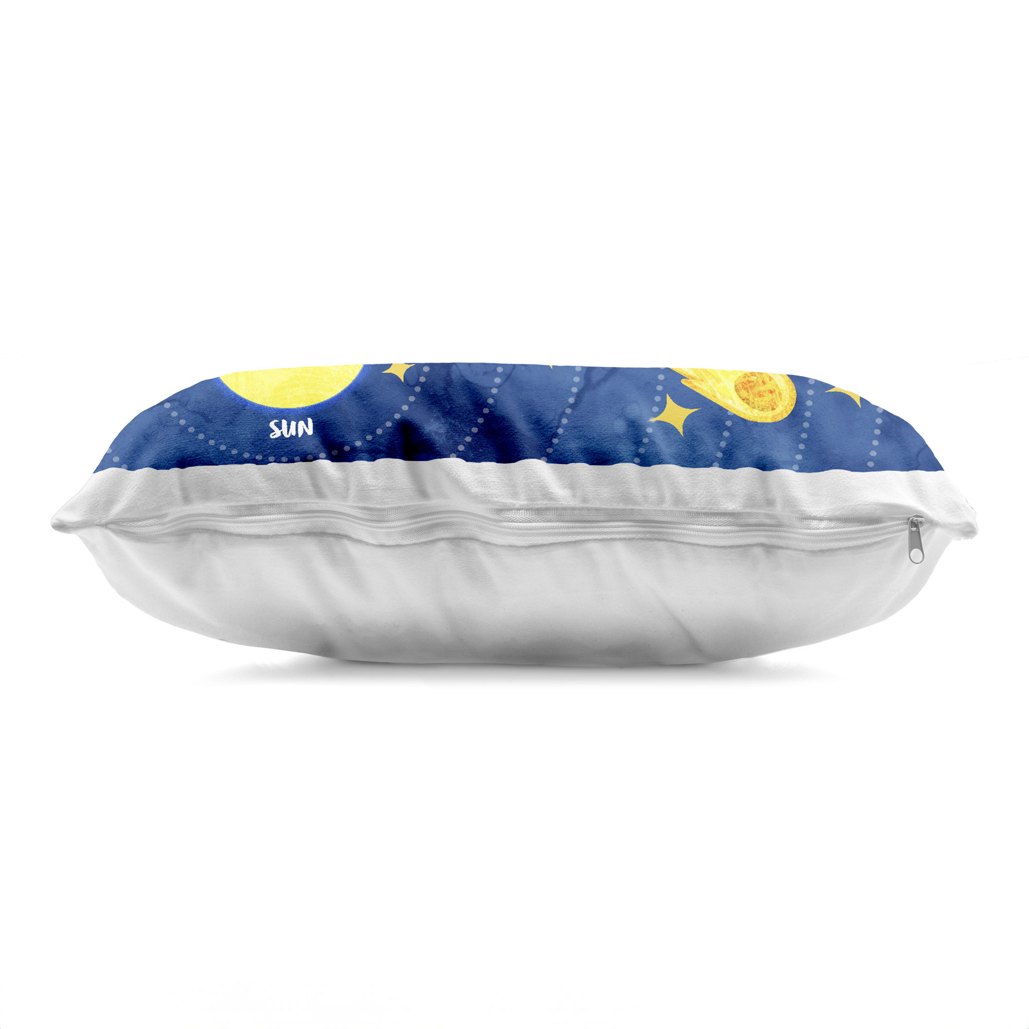 Stupell Industries Rocket Across Solar System Decorative Printed Throw Pillow, design by Daphne Polselli