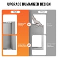 thumbnail image 4 of KFFKFF Barbecue Access Door, 24W x 24H Inch Dual Exterior Kitchen Door, Stainless Steel Inset Door, Wall Vertical Door with Inset Handles, for Barbecue Island, Grill Station, Outdoor Cupboard, 4 of 9