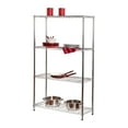 thumbnail image 3 of Honey Can Do 4-Tier Heavy-Duty Adjustable Shelving Unit With 200-Lb Shelf Capacity, Chrome, 3 of 8
