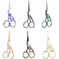 thumbnail image 1 of 6 Pack Arolly Embroidery Scissors 4.5-inch Small Sewing Scissors Retro Style Craft Scissors for Art Needle Work, 1 of 5