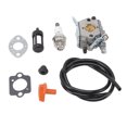 thumbnail image 1 of Carburetor Kits, Trimmer Carburetor Replacement 4126 120 0600 Fuel Line Spark Plug And Filter Set, 1 of 8