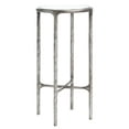 thumbnail image 4 of SAFAVIEH Couture Jessa Glam Tall Glass Top Metal Round End Table, Silver, 4 of 8