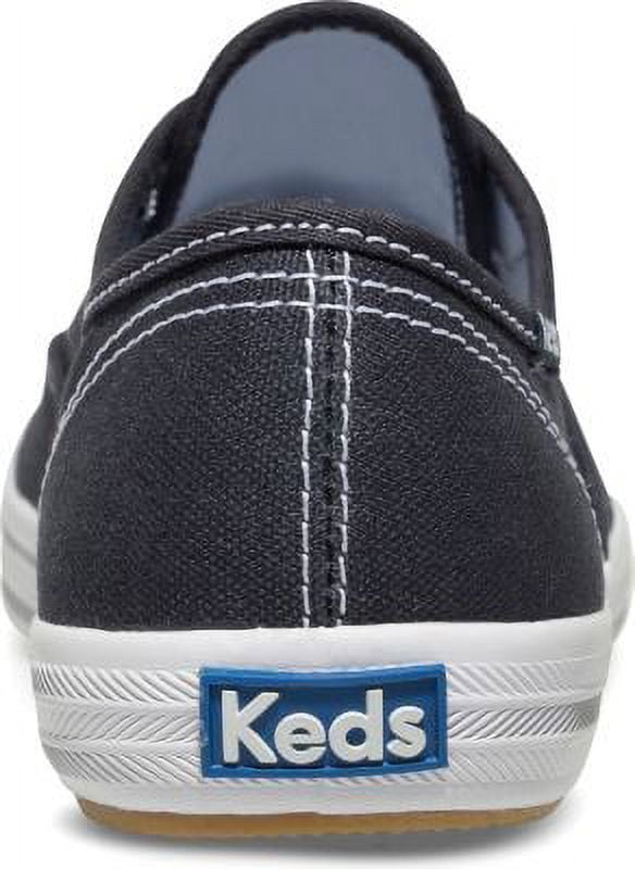 Keds Women's Casual and Dress Classic Canvas Lace Up Sneaker, Black, Size 10