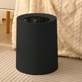 thumbnail image 5 of Kitchen Trash Can, Step-On Garbage Can with Lid, Tall Kitchen & Bathroom Trash Can, Small Office Waste Bin, Black - Xuniizn, 5 of 7