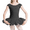 Black, variant on Capezio Girls Keyhole Back Tutu Dance Dress, Sizes (Toddler - Large)