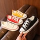 thumbnail image 2 of Zapatos de lona para niños, estilo coreano, con cordones, de caña baja, para niños y niñas, zapatos blancos para bebés, zapatos casuales de tela, 2 of 6
