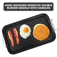 thumbnail image 2 of YANGLI 19x11 Inch Double Burner Griddle | Hard Anodized Nonstick Surface, Oven Safe, Works on Gas, Ceramic & Electric Stoves, 2 of 6