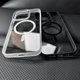 thumbnail image 5 of Metal Frame Case For iPhone 15 14 13 12 11 Pro Max Plus Transparent For Magsafe Magnetic Wireless Charge Lens Protector Cover, 5 of 5