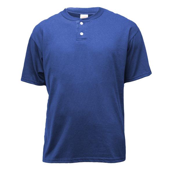 Soffe Boys Short Sleeve Henley Placket T-Shirt - B206