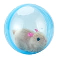 thumbnail image 1 of Juguete interactivo para gatos con luces LED, juguete automático con ruedas, juguete electrónico para gatos de interior, juguete de ejercicio Hámster amarillo, 1 of 8