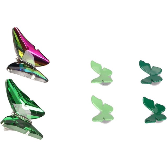 HUGFEGWE Shoe Decoration, Removable 6pcs Cute Plastic Shoe Clips Easy Installation All Matching for Camping for Daily CJB91-36867
