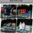 thumbnail image 5 of Yspwyqan Universal Car Trunk Mat 29" x 39", Colorful Tropical Leaf Anti-Slip Cargo Liner, Portable Washable Vehicle Interior Accessory Fits Most SUV Sedan Wagon for Daily, 5 of 7