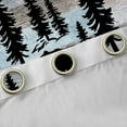 thumbnail image 4 of Castle Fairy Safari Bear Blackout Curtains Set of 2 (52x84 Each) for Boys Girls,Jungle Animal Wildlife Window Curtains,Vintage Cabin Aesthetic Curtains and Drapes,Super Cozy Room Decor, 4 of 6